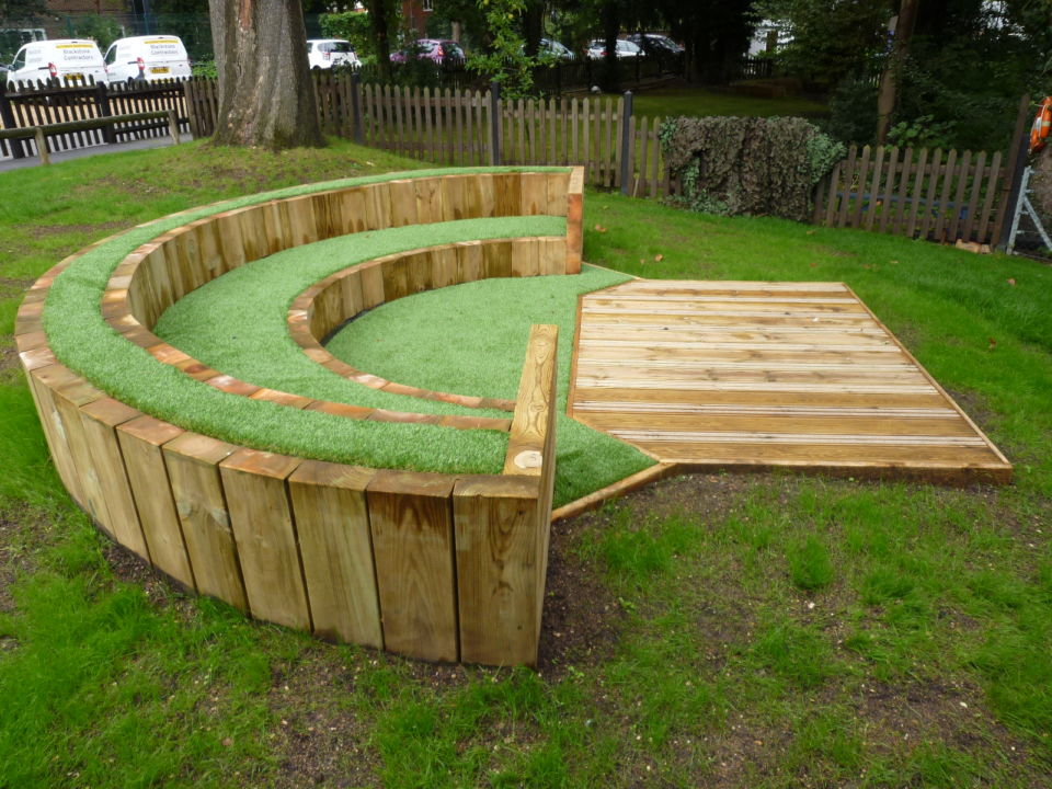 amphitheatre seating
