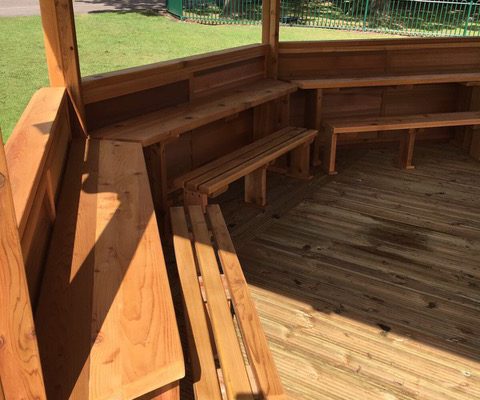Benches and desks