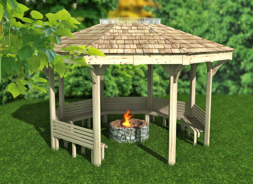 firepitshelter fire pit shelter & outdoor classroom